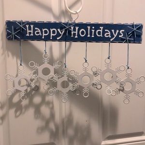 Happy Holidays Door Sign